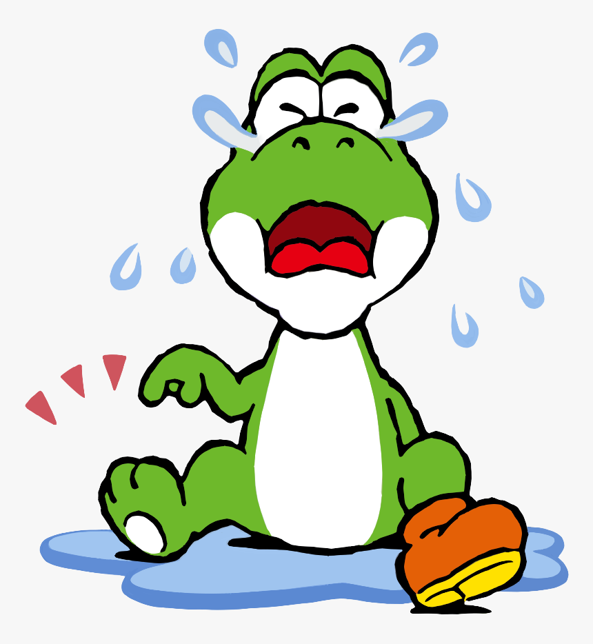 Transparent Yoshi Png - Yoshi Lost The Shoe, Png Download