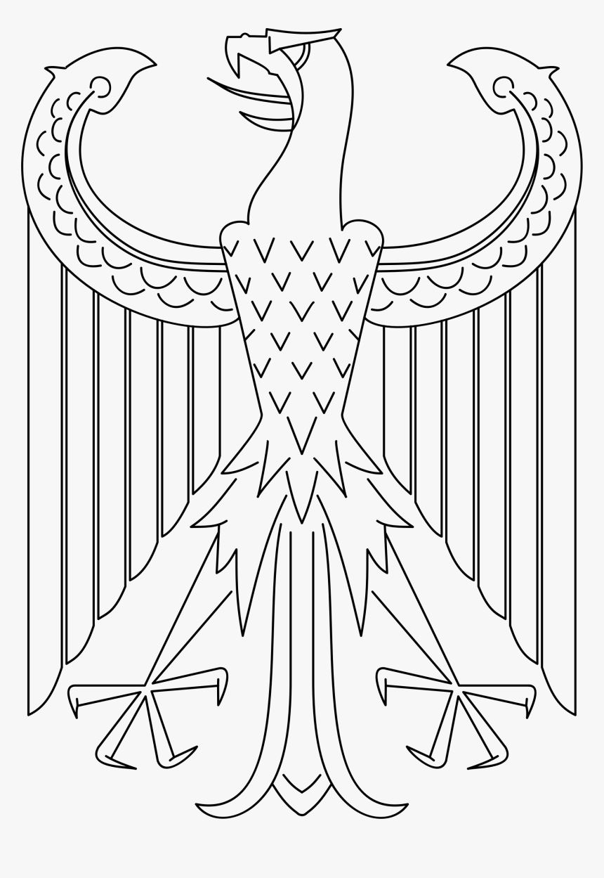 German Imperial Eagle Clip Arts - Flag German Empire Coat Of Arms, HD Png Download