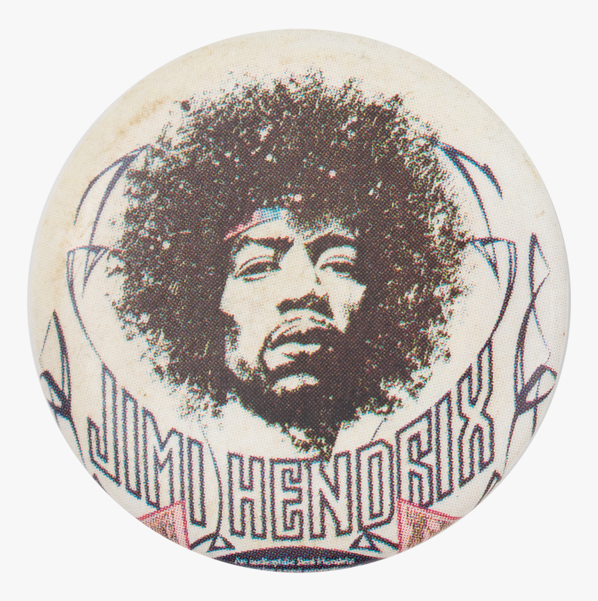 Jimi Hendrix Music Button Museum - Badge, HD Png Download