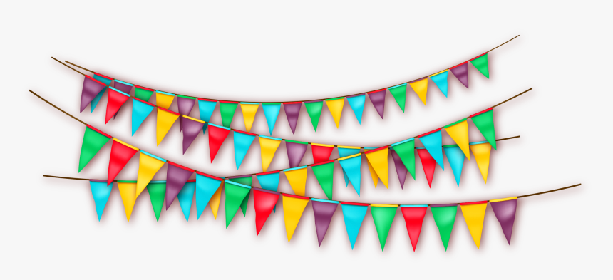 Bunting Vector Watercolour - Fireworks Icon Png, Transparent Png