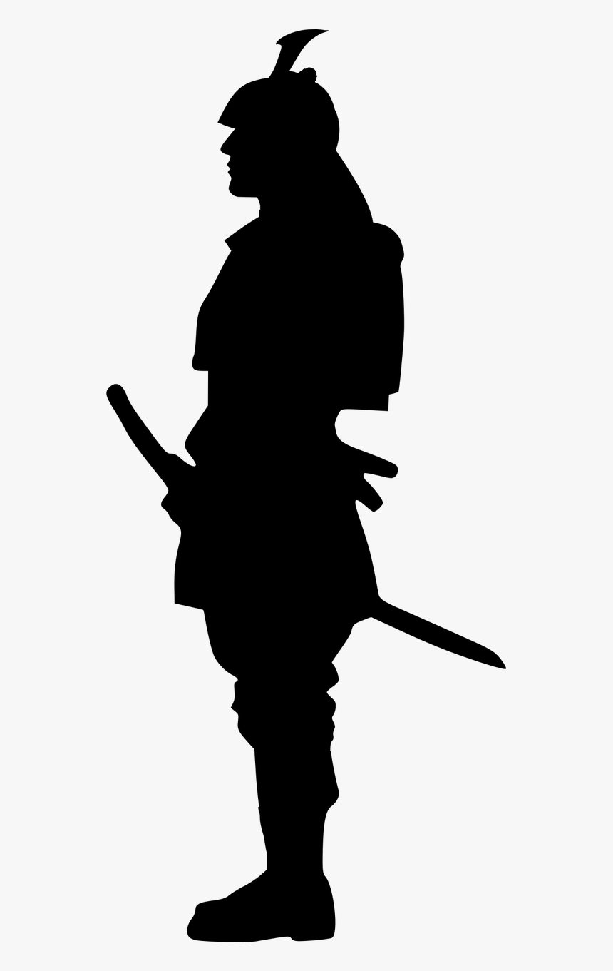 Silhouette Samurai Png, Transparent Png