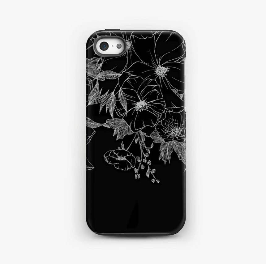 Floral Tattoo Case Iphone 5/5s Tough - Mobile Phone Case, HD Png Download