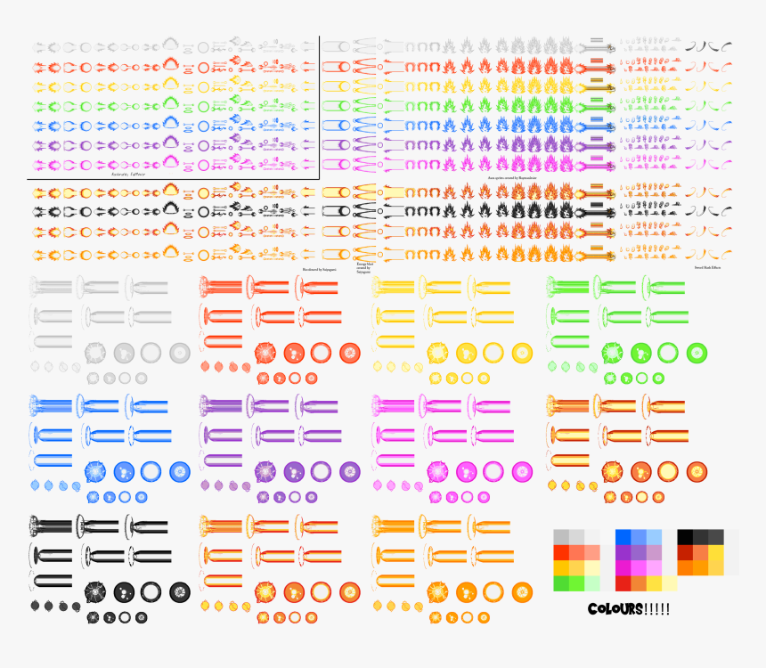 Transparent Dragon Ball Z Aura Png - Dragon Ball Sprites, Png Download