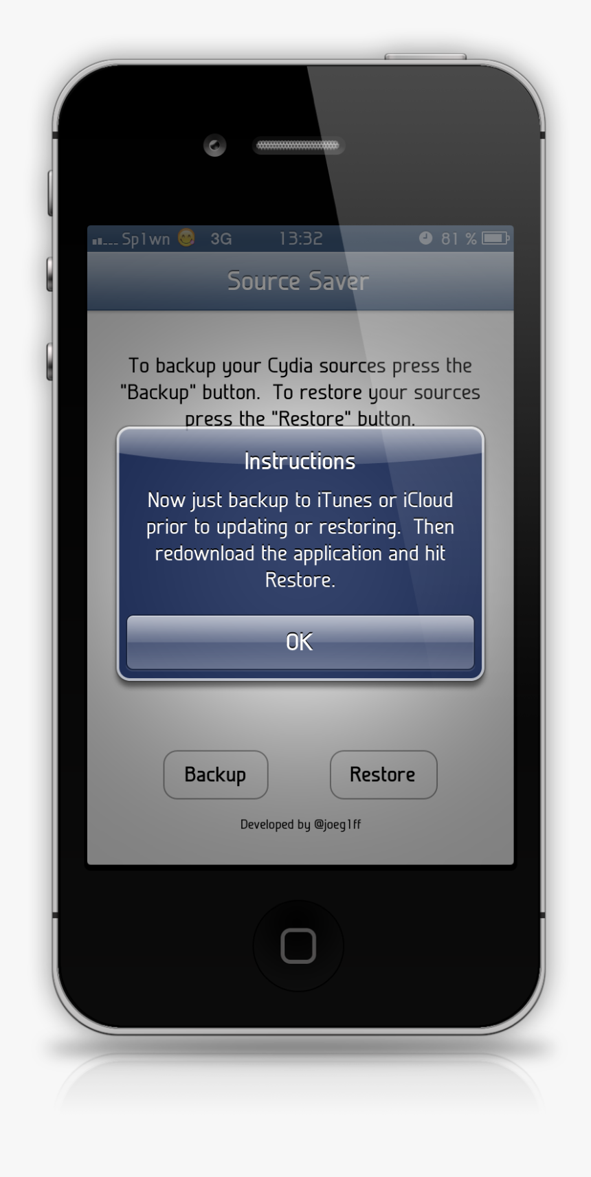 Source Saver Cydia Iphone, HD Png Download