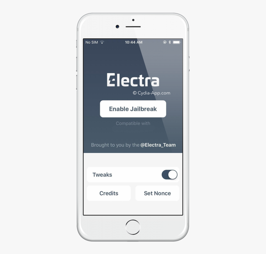 Electra Jailbreak Screen - Smartphone, HD Png Download