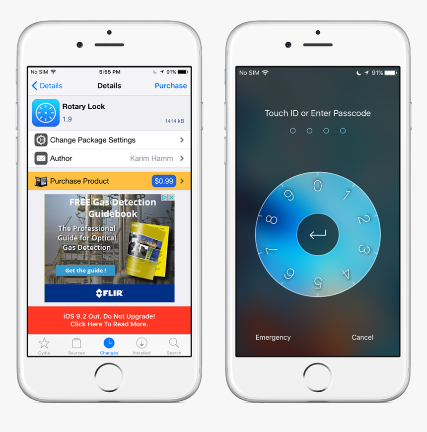 Rotary Lock - Iphone, HD Png Download