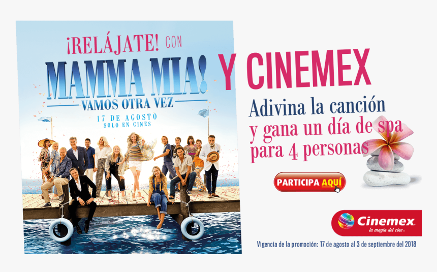 Mamma Mia Here We Go Again Bluray Cover , Png Download - Mamma Mia 2 Dvd Cover, Transparent Png