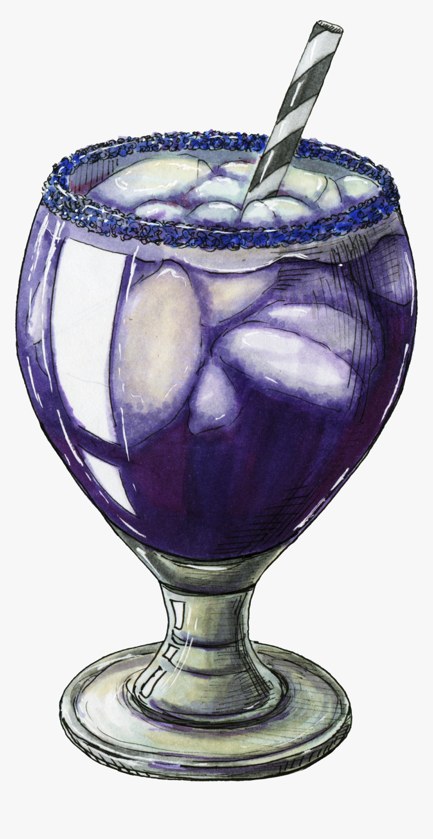 Creative Wine Glass Design Decorative - Wine Glass, HD Png Download