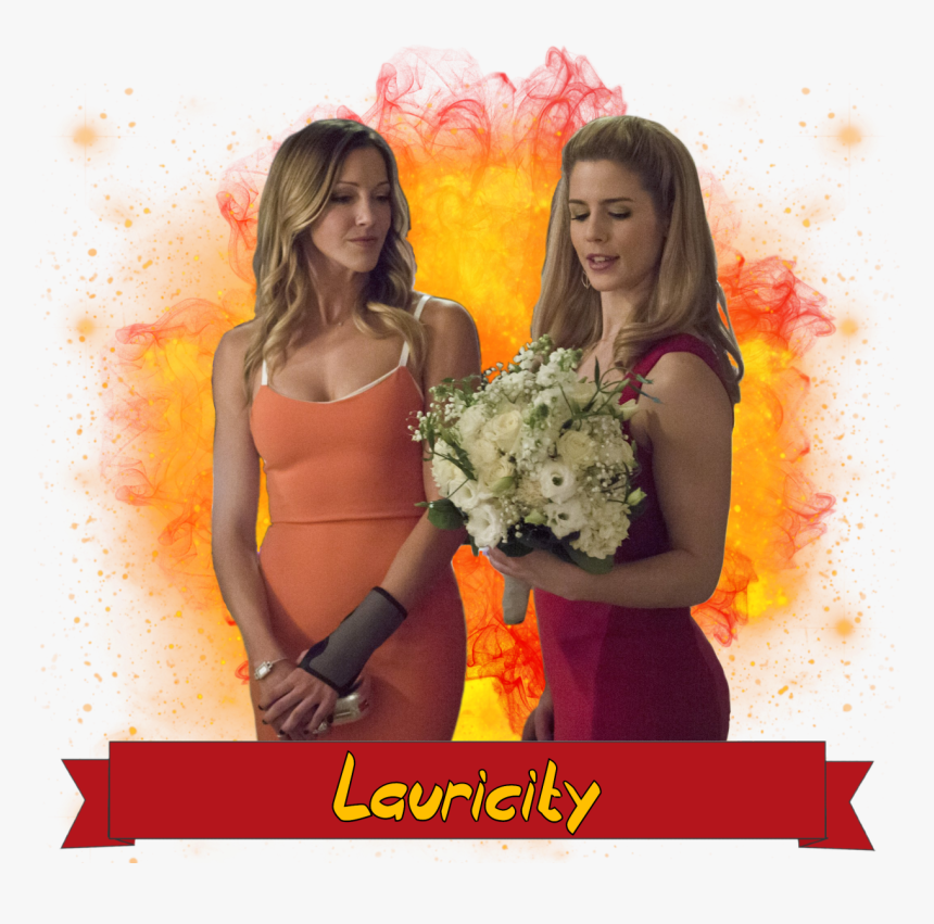 Femslash February Canary Style - Felicity Smoak And Laurel Lance, HD Png Download