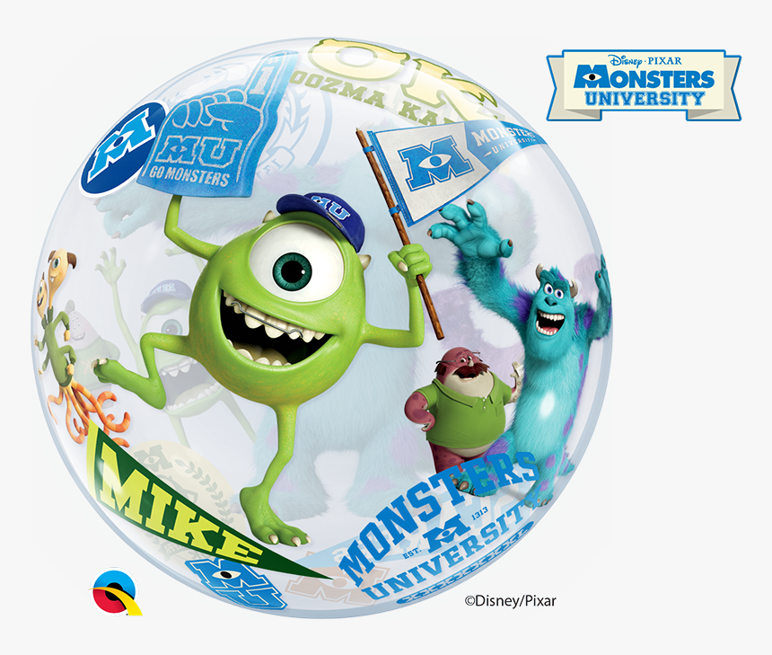 Monster Uni Front Bubble - Monsters University Character Bubble Balloons, HD Png Download