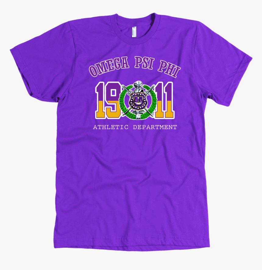 Omega Psi Phi Emblem Athletic Department - T-shirt, HD Png Download