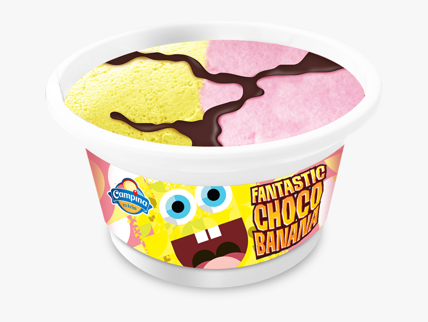 Sponge Bob 3d Cup Wi - Ice Cream Spongebob Cup, HD Png Download