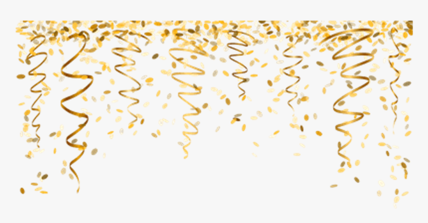 New Year Confetti Png, Transparent Png