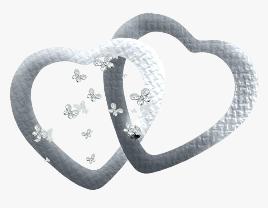 Transparent Silver Heart Png - Heart, Png Download