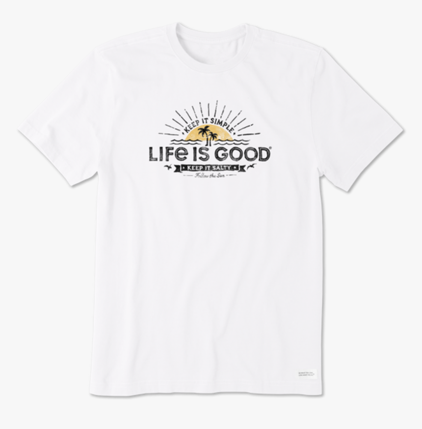 Life Is Good Men S Keep It Salty Crusher Tee - Honeybee, HD Png Download