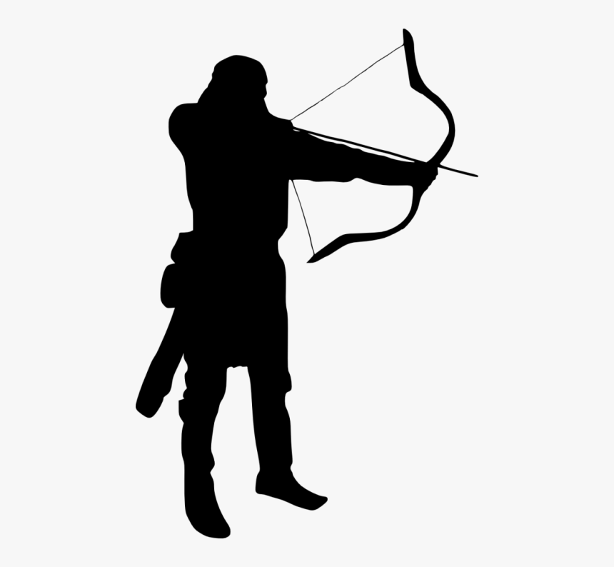 Free Png Archer Silhouette Png Images Transparent - Archer Silhouette Png, Png Download