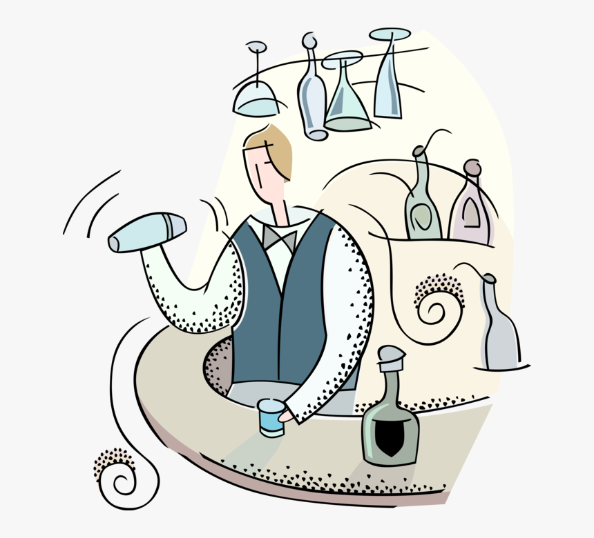 Bartender Clipart, HD Png Download