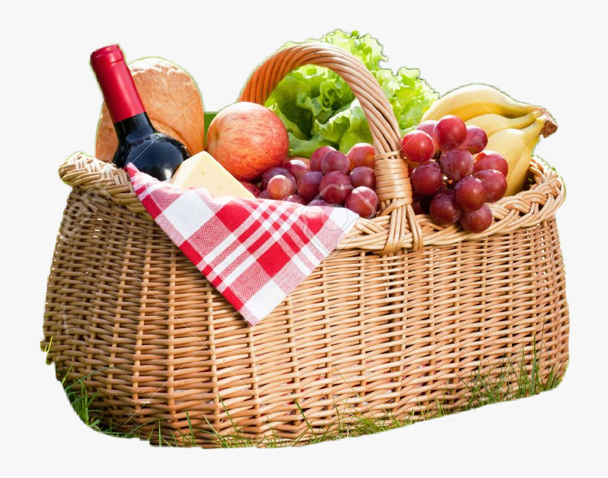 Picnic Baskets With Food, HD Png Download , Transparent Png Image PNGitem