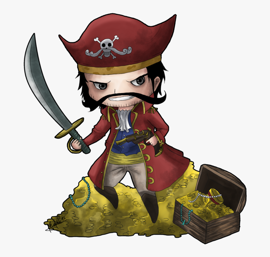 Thumb Image - One Piece Gol D Roger Chibi, HD Png Download