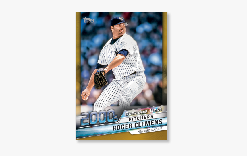 Roger Clemens 2020 Topps Series 1 Decades Best 2000 - Baseball Player, HD Png Download