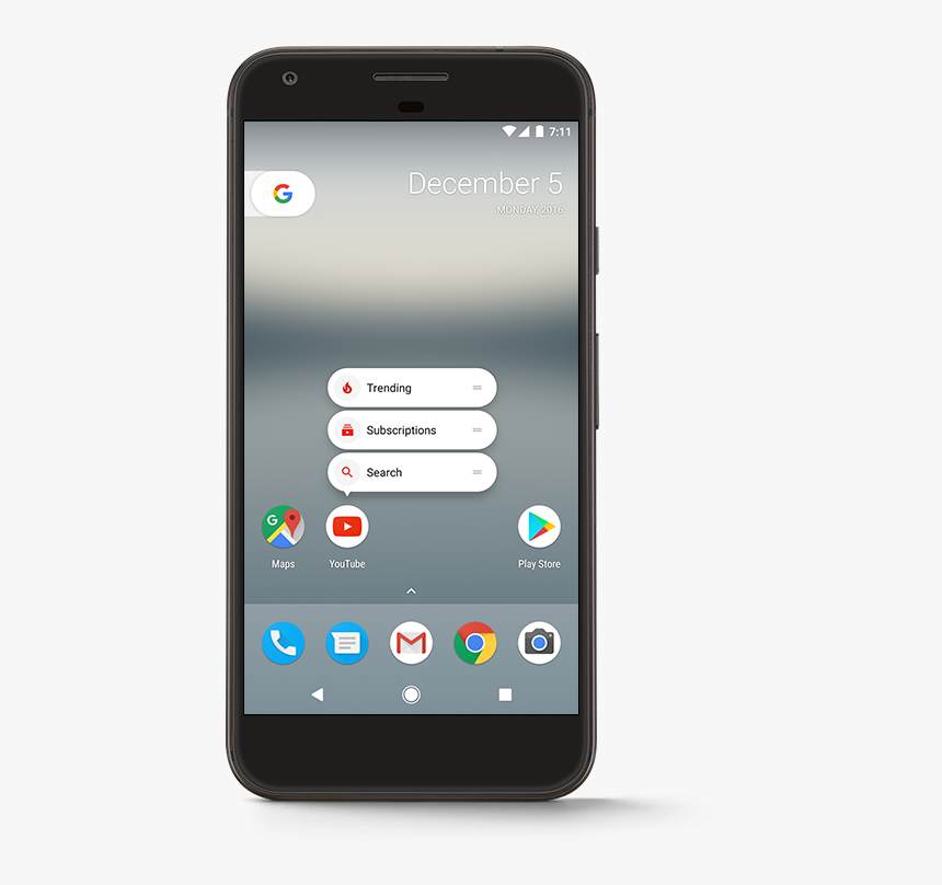 1 App Shortcuts - Android 7.1 1, HD Png Download