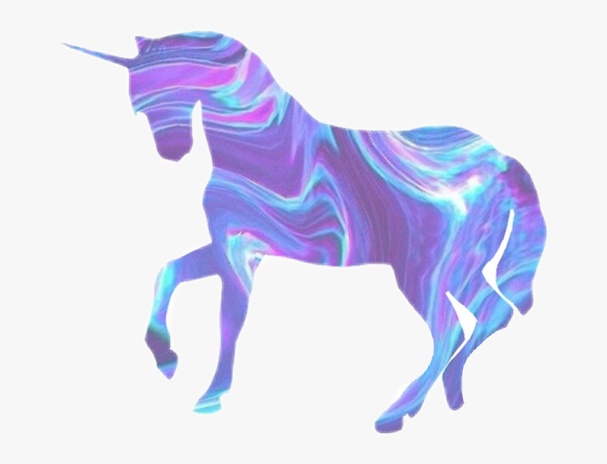 Unicorns Transparent Holographic - Unicorn Holographic, HD Png Download