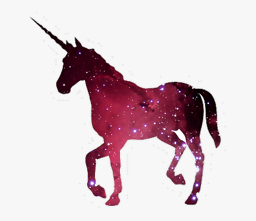 Unicorns Transparent Aesthetic - Black Unicorn Png, Png Download