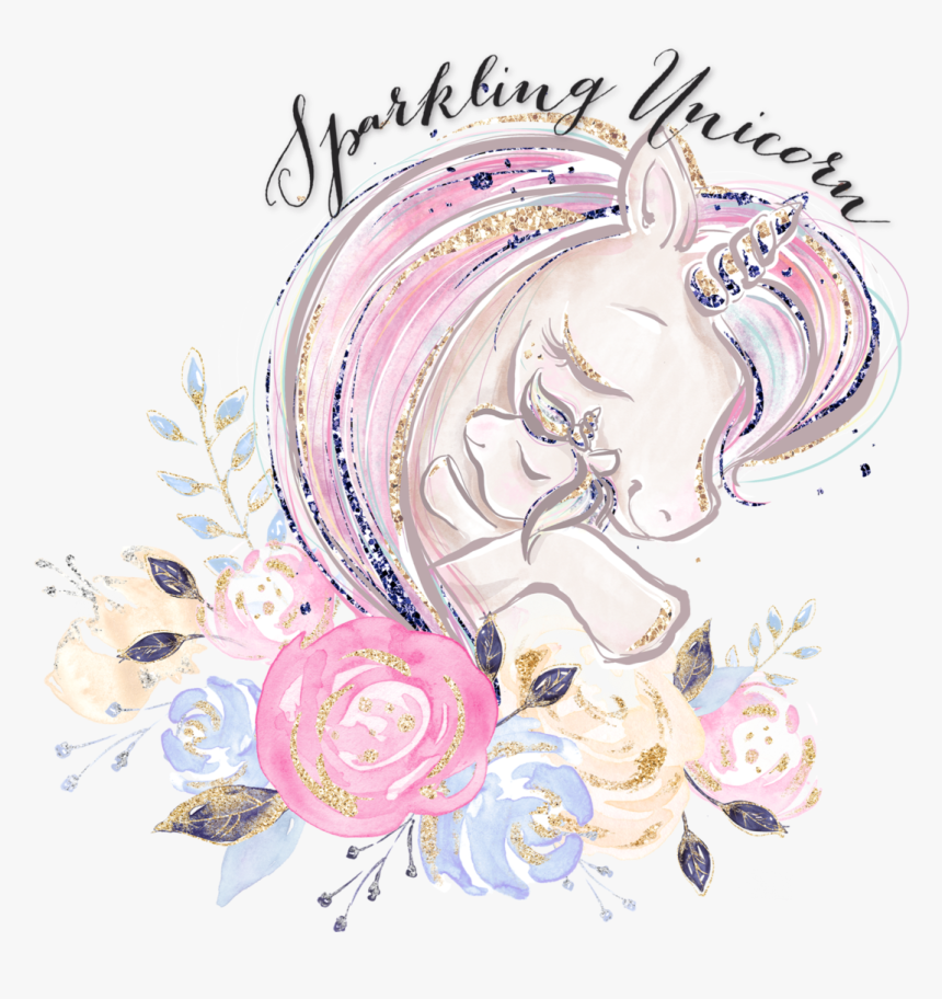 Mommy And Baby Unicorn Clipart, HD Png Download