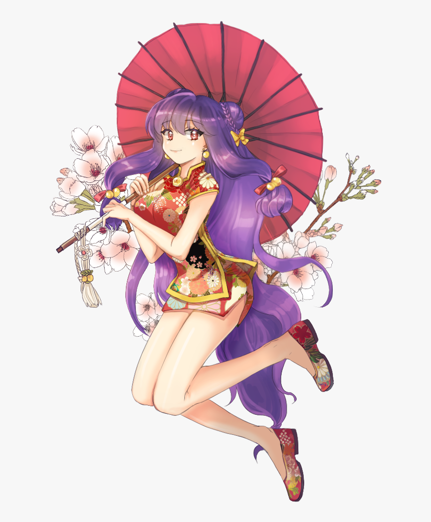 Akane Tendo Con Cabello Largo, HD Png Download