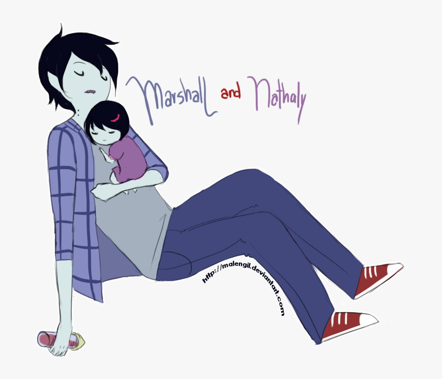 449 Images About Cartoon On We Heart It - Marshall Lee And Fionna Pregnant, HD Png Download