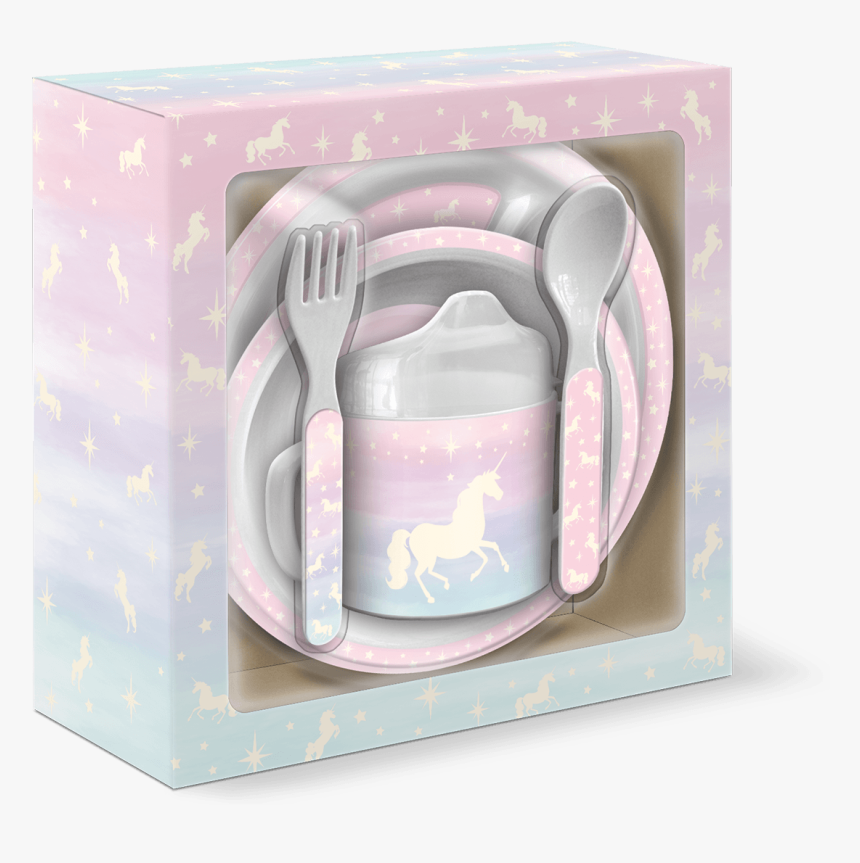 Magical Unicorn Baby Melamine Set Of - Kangaroo, HD Png Download
