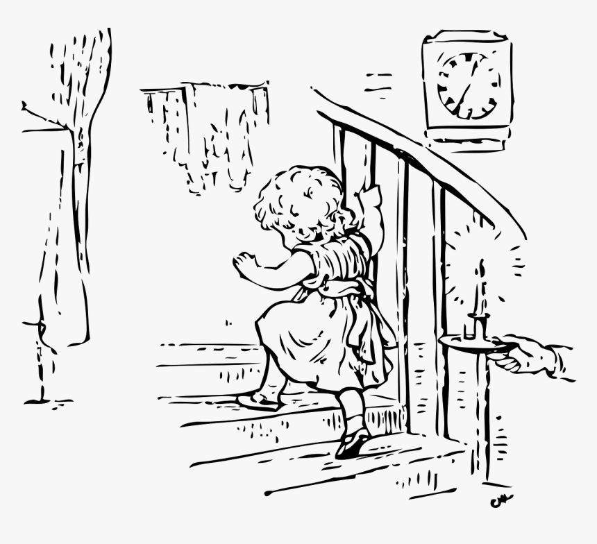 Climbing Steps Clipart Black And White, HD Png Download