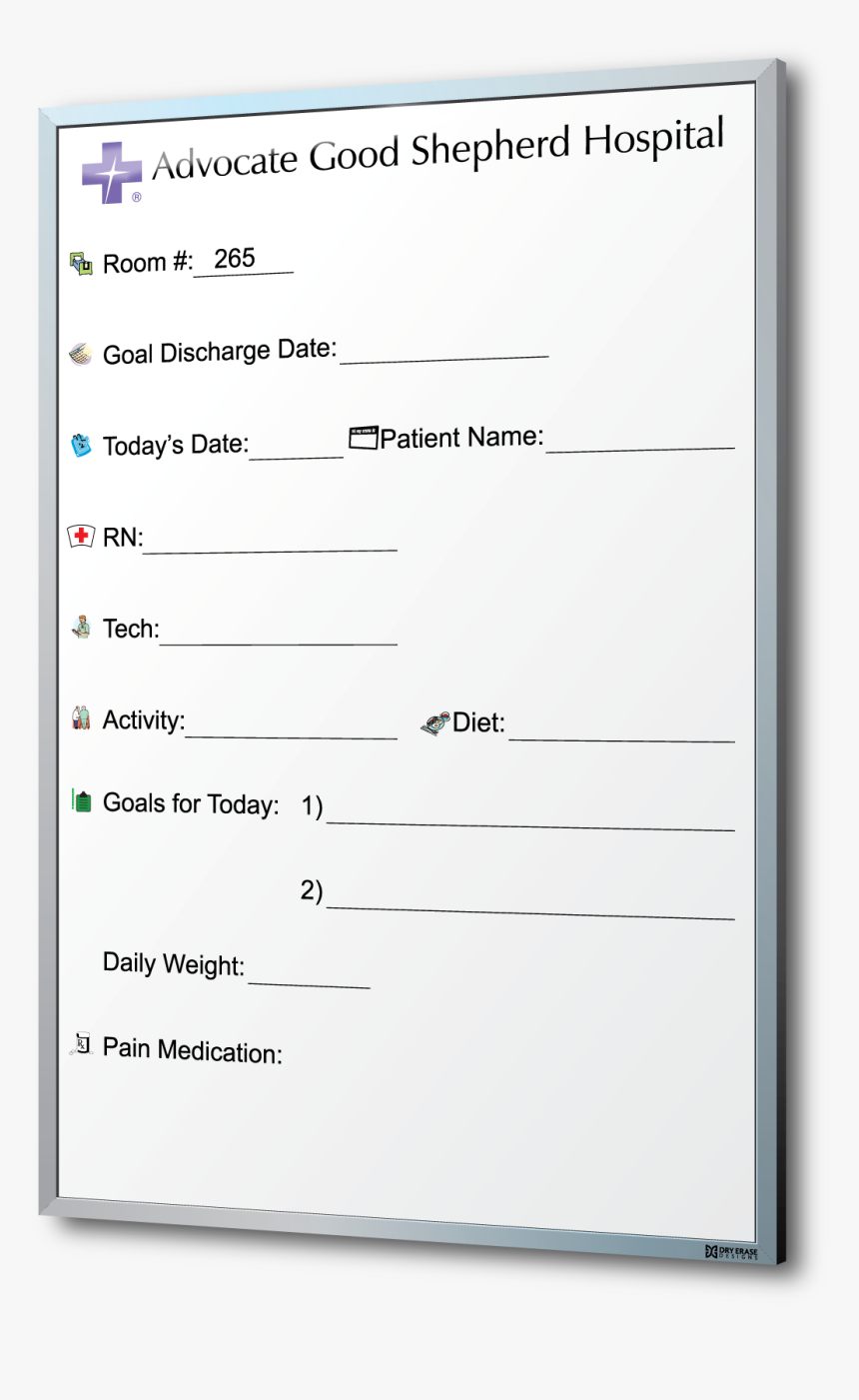 Patient Pain Goals Whiteboard, HD Png Download