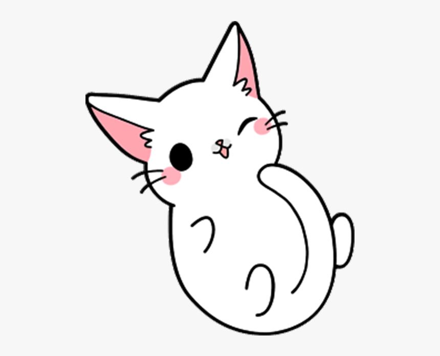 Cat Kitten Drawing Sit - Cat And Dog Drawing, HD Png Download