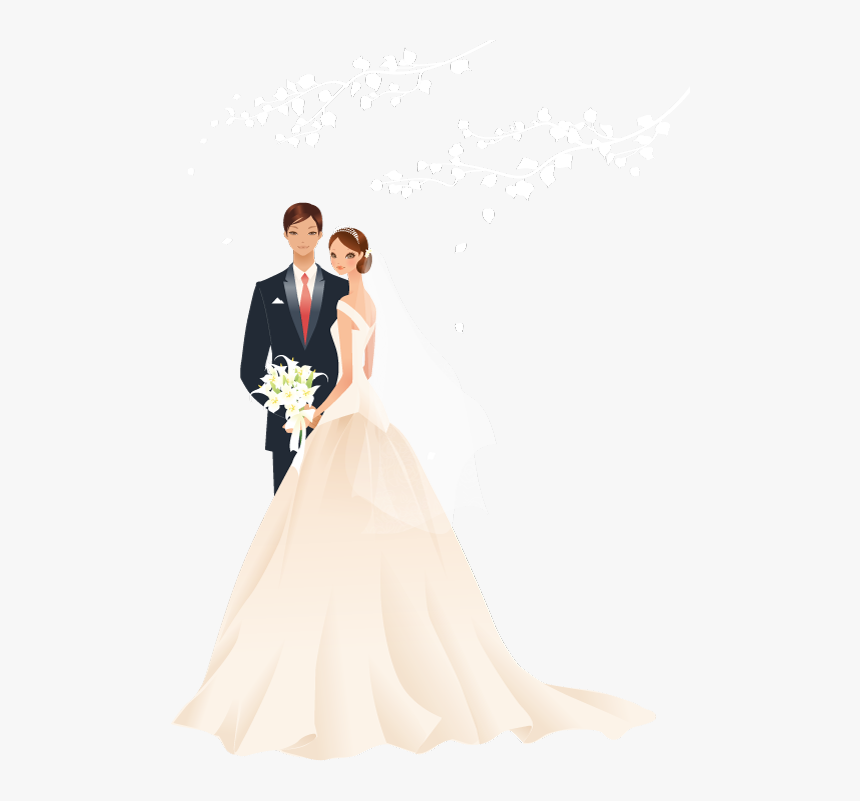 Microsoft Powerpoint Wedding Template Presentation - Wedding Invitations Man And Woman, HD Png Download