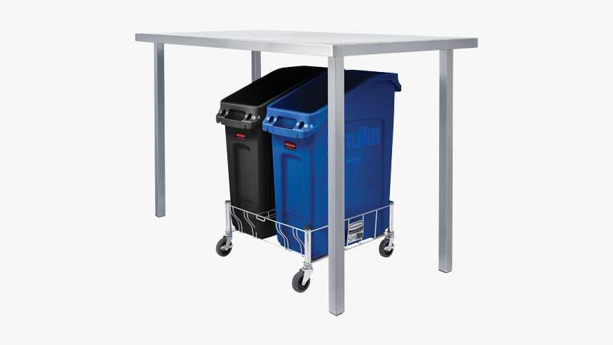 Slim Jim Under-counter Containers - Table, HD Png Download