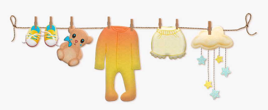 Clothesline Baby Boy Clipart, HD Png Download