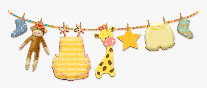 Clothesline Baby Boy Clipart, HD Png Download