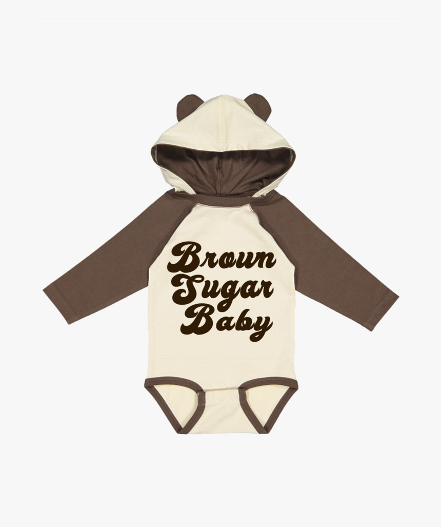 Brown Sugar Baby Long Sleeve Bear Ear Hoodie Baby Onesie - Frog, HD Png Download