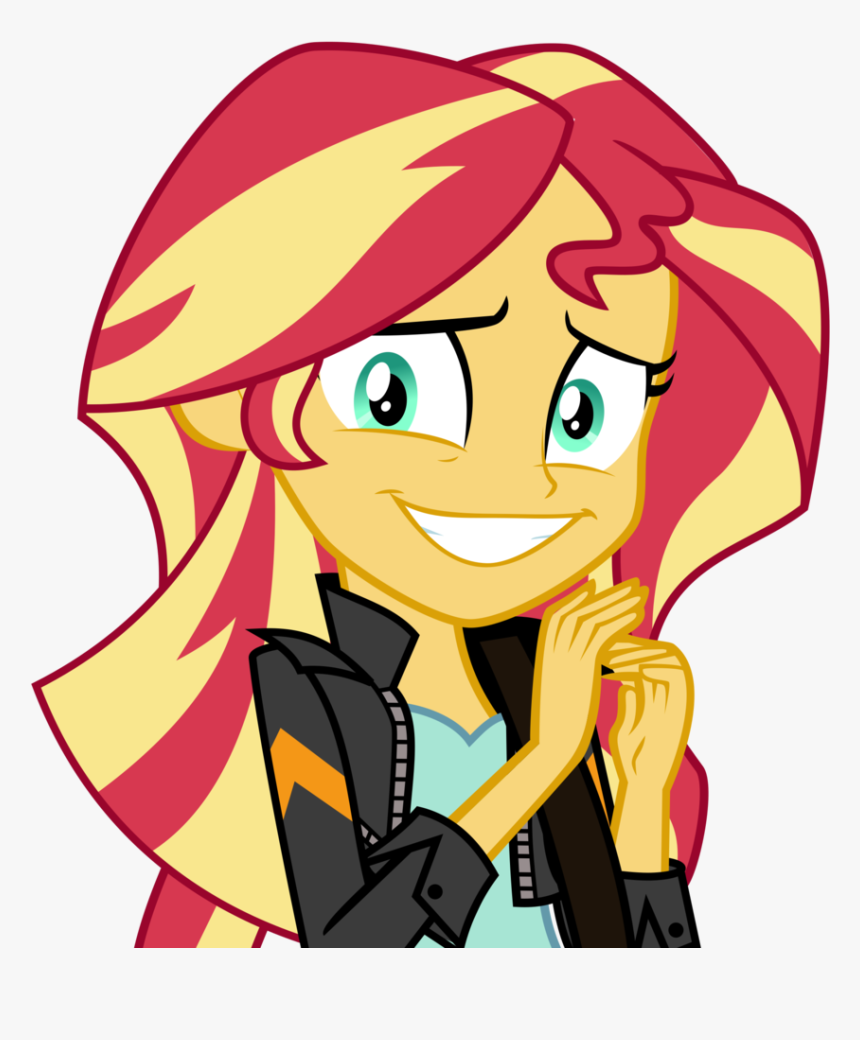 Shoulder Clipart Girl Smile - Sunset Shimmer Equestria Girl, HD Png Download