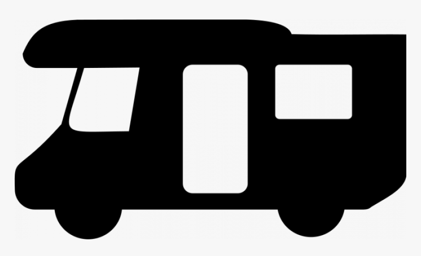 Clip Free Stock Motorhome Silhouette At Getdrawings - Camper Icon Png, Transparent Png