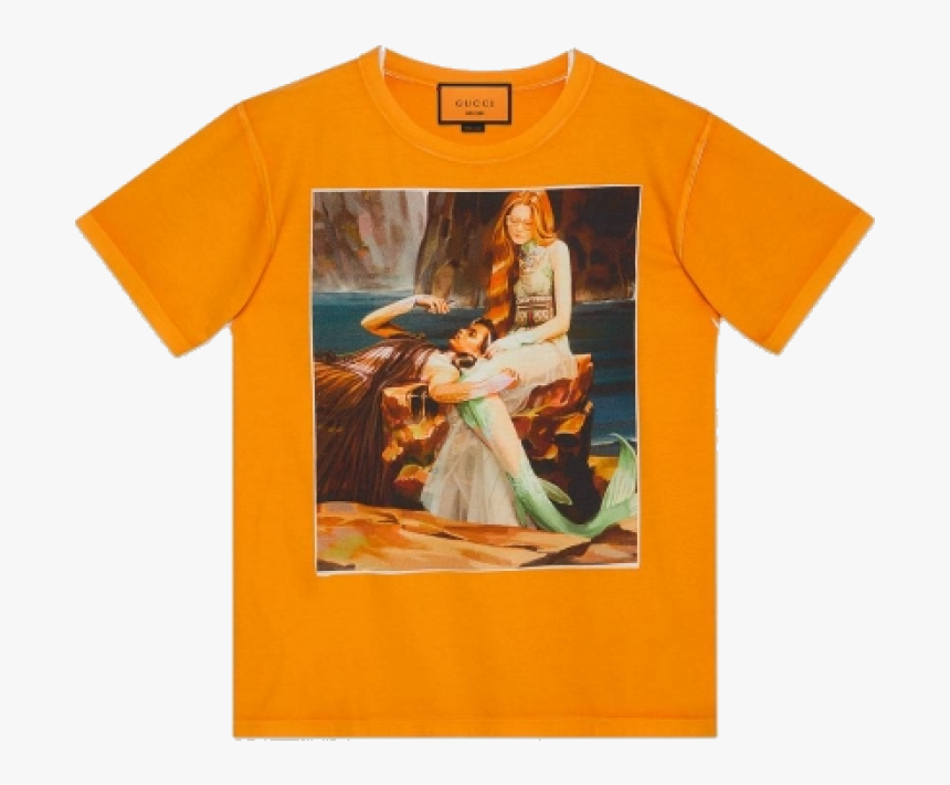 gucci orange shirt
