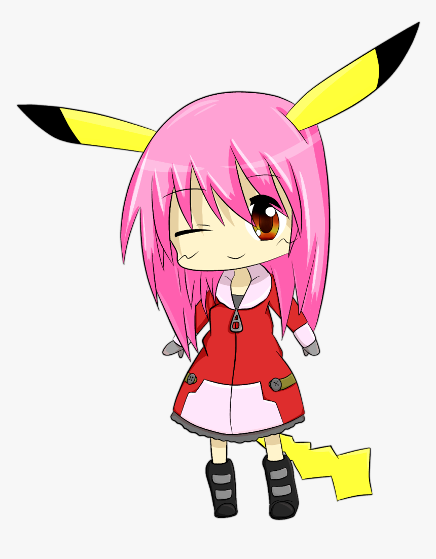 Girl Pika Chibi By Smikimimi Clipart - Cartoon, HD Png Download