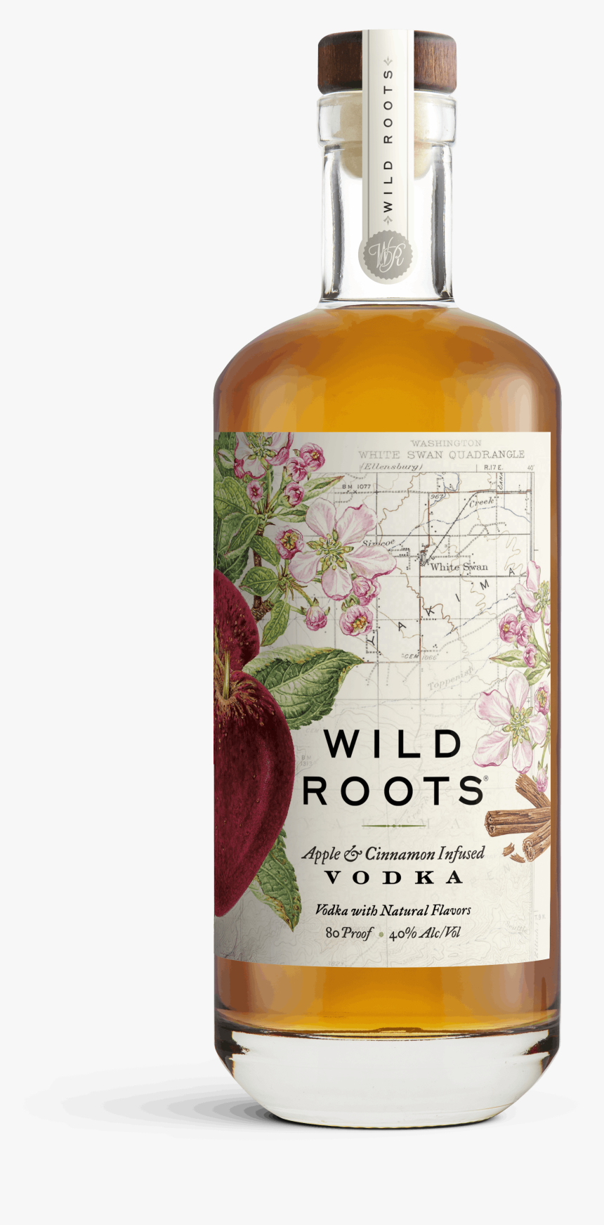 Wild Roots Apple & Cinnamon Infused Vodka - Wild Roots Cucumber Grapefruit Gin, HD Png Download