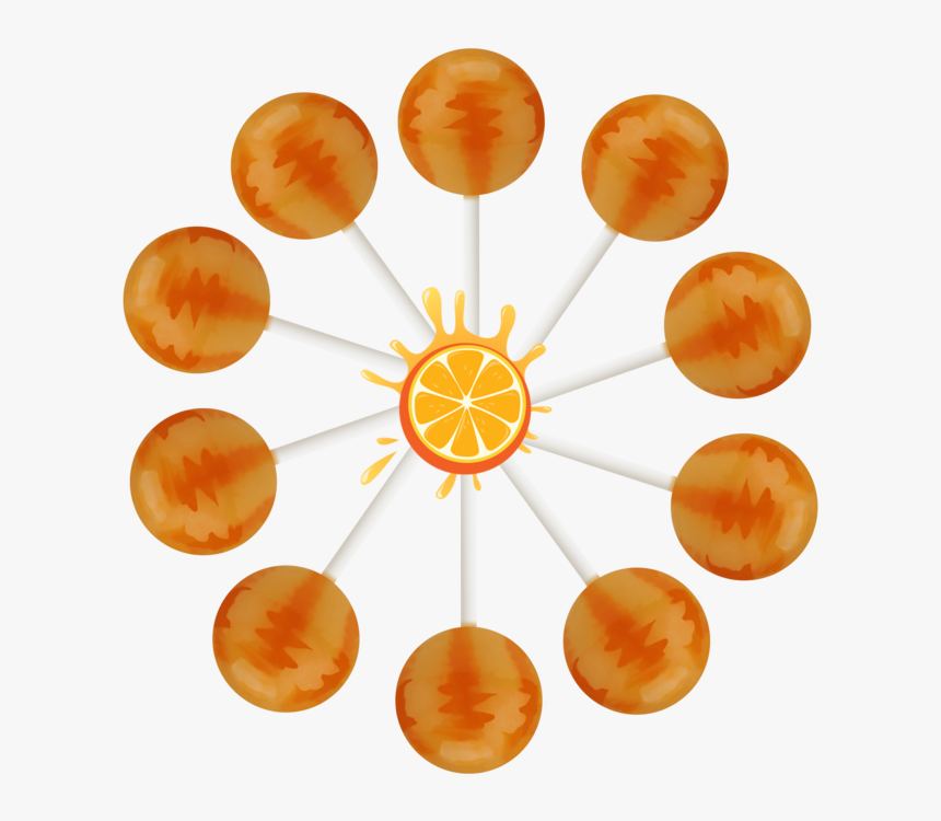 Orange Splash Lollipop Bag - Dementia Signs & Symptoms, HD Png Download