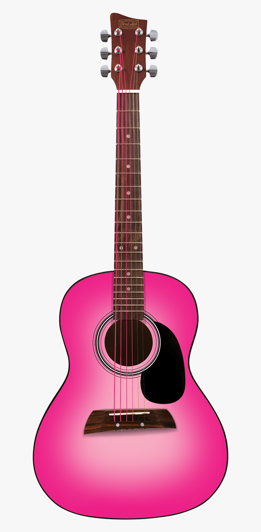 First Act Acoustic Guitar Pink, HD Png Download