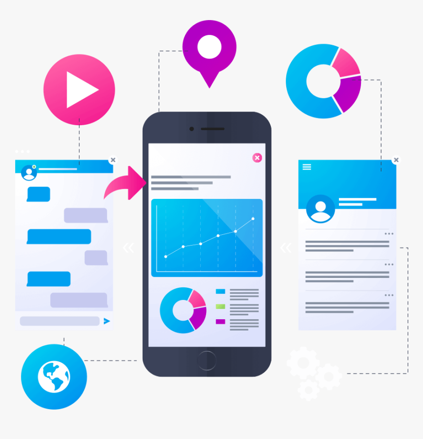 Remote Mobile App Developer - Mobile Apps Design In Png, Transparent Png