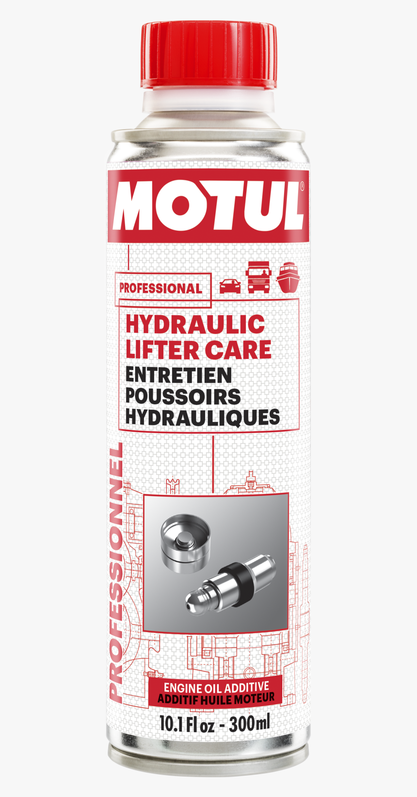 Motul 300ml Hydraulic Lifter Care Additive 
 Class - Motul Hydraulic Lifter Care, HD Png Download