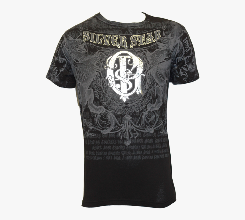 Silver Star Gsp Foil Tee - Active Shirt, HD Png Download