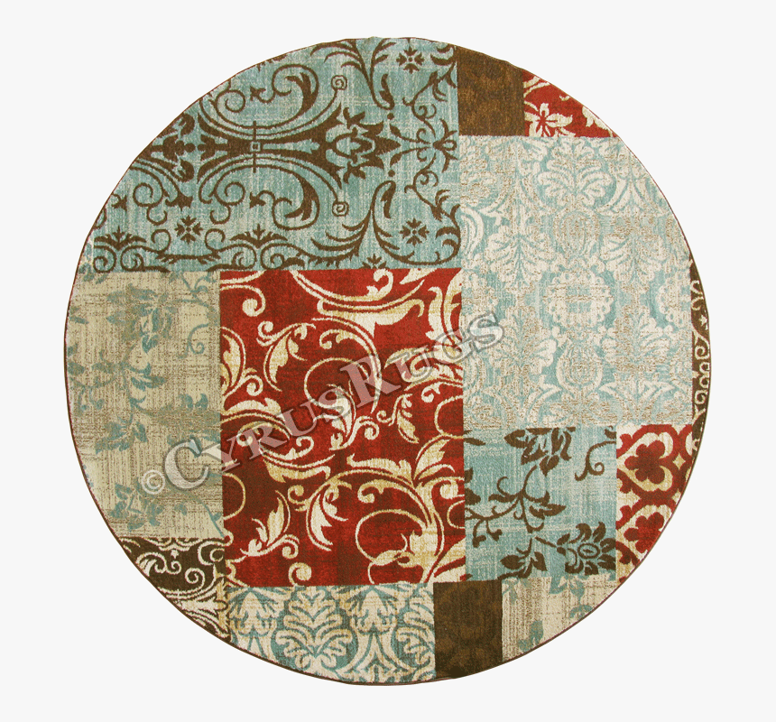 Morocco Floral Round Rug 3237f Multi Multi Du - Circle, HD Png Download